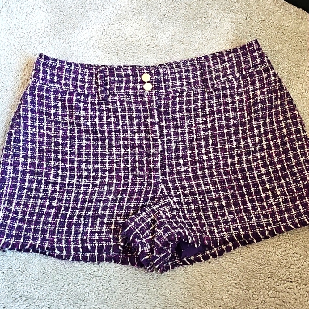 House of Harlow Tweed Shorts